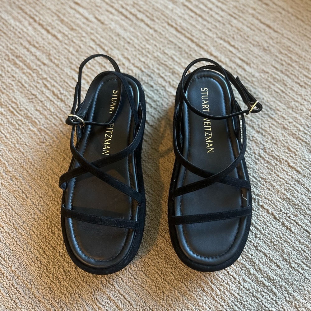 Stuart Weizman SUMMERLIFT FLATFORM SANDAL - never worn